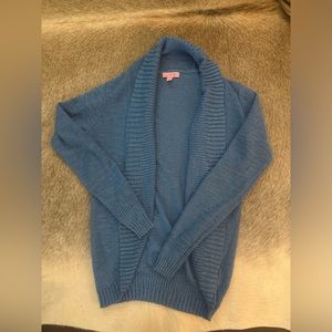 Lilly Pulitzer blue spring cardigan medium